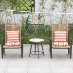 Casual Auburn Steel Outdoor Armlehnenstuhl, Holzmaserung Farbe