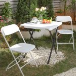 Moderner tragbarer UV-beständiger synthetischer Sepia quadratischer Patio-Esstisch, Kaffee, Nur Tisch
