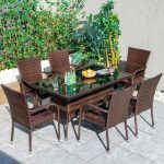 Modernes wetterfestes Ink-Alloy Outdoor-Esszimmerset mit Stuhl und Tisch, 5-teilig, 51"L x 29,5"B x 28"H, Tisch & 4 Stühle