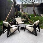 Casual Dunkelbraunes Sofa für 1 Person, Wasserdicht, 1 Stück mit Kissen, Teak, 1-Sitzer Sofa