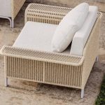 Legierung Zweisitzer, rostbeständiger hellgrauer Rahmen, für 2, trendiger Stil mit Kissen, 1 Stück, 2-Sitzer Sofa
