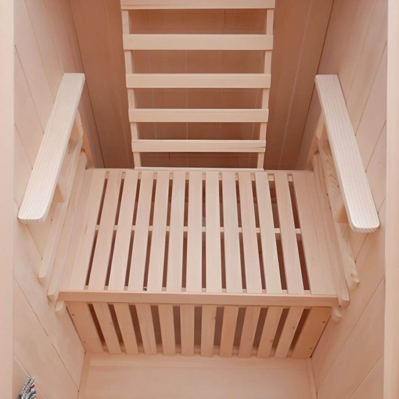 1-2 Personen Haushalt Massivholz Saunaraum Familie Hemlock 2L/4L Ferninfrarot - 4 Liter Verdampfer