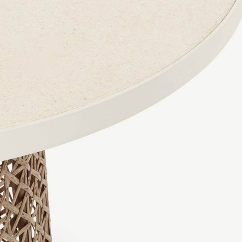 Minimalistisches wasserbeständiges Einzelsitz-Sofa Kreide mit Metallrahmen, Canvas bezogenem Rücken und Stuhl, 1-Sitzer Sofa