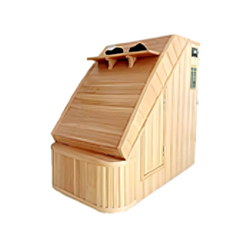 1-2 Personen Haushalt Massivholz Saunaraum Familie Hemlock 2L/4L Ferninfrarot - 2 Liter Verdampfer
