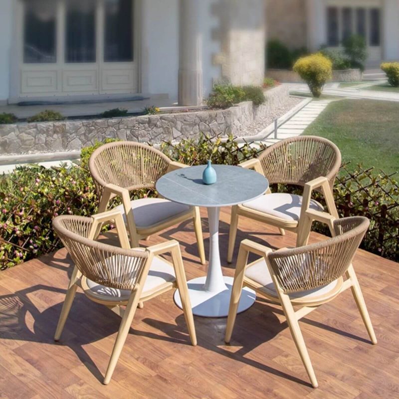 Gepolsterte Tinte wetterfeste Outdoor-Essgruppe mit Stuhl und Tisch, 3-teilig, moderner Stil, Grau, 27,6"L x 27,6"B x 28,7"H, Schreibtisch mit 2 Stühlen