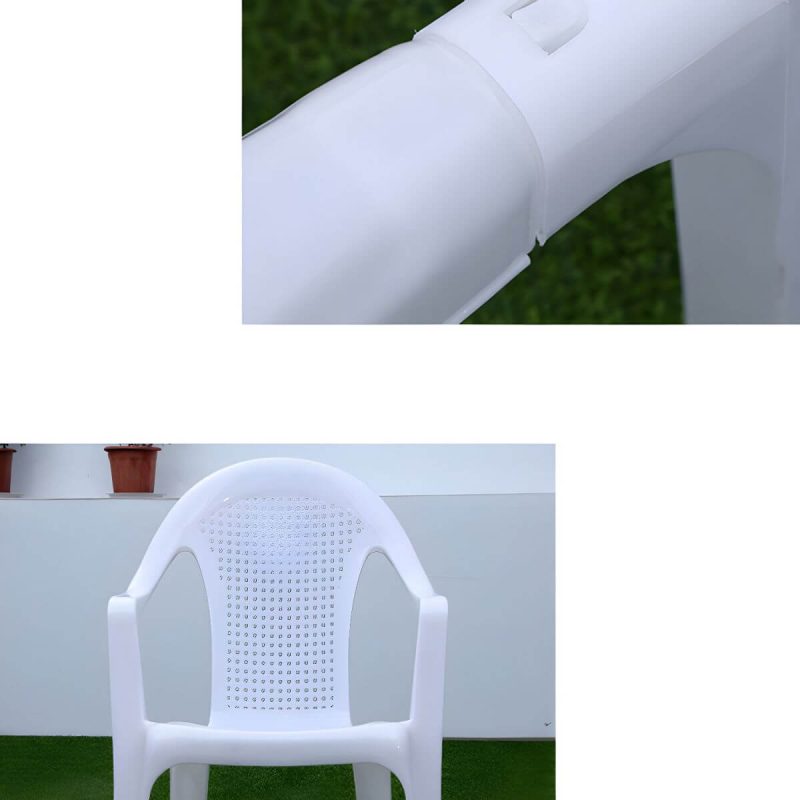 Outdoor-Plastik-Patio-Tisch im zeitgenössischen Stil in runder/quadratischer Form - Blau 47,2"L x 47,2"B x 27,6"H Nur Tisch