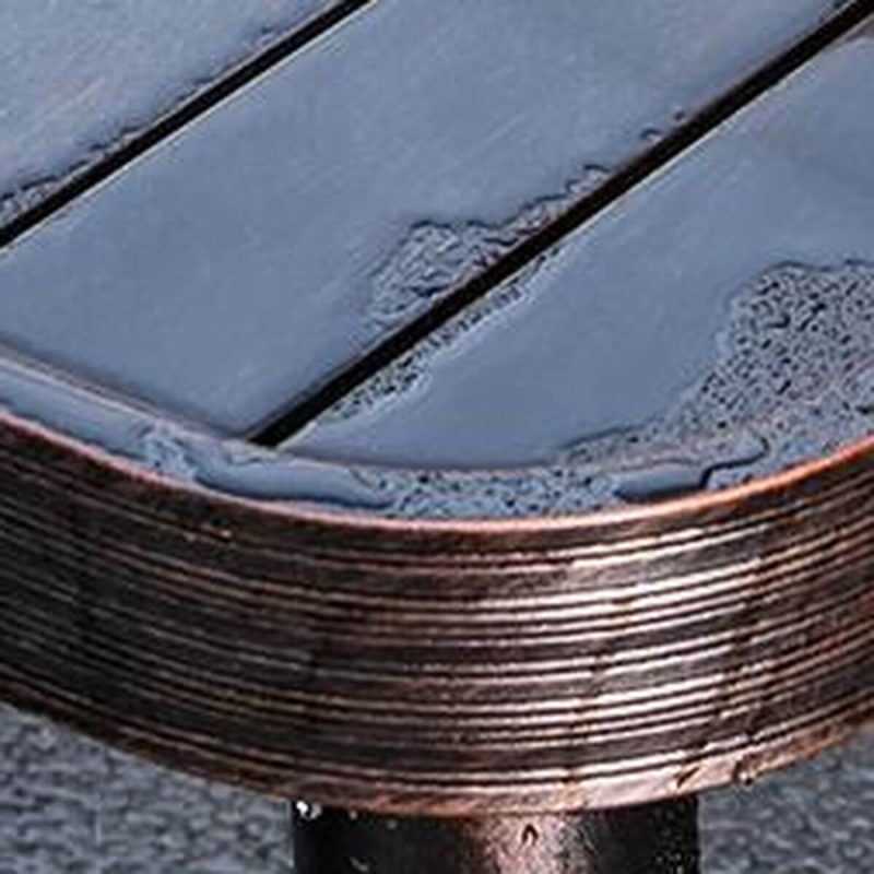 Casual Alloy Patio Esszimmer-Set mit wetterfester Tinte Tisch und Stühlen, 7-teilig, Schwarz, 59"L x 35"B x 28"H, Tisch & 6 Stühle