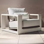 Schwarze Legierung Loveseat für 2 Personen mit rostbeständigem Rahmen, Kissen, trendigem Stil und Polster, 2-Sitzer Sofa