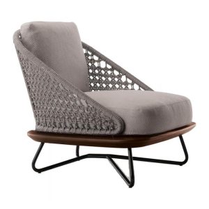 Casual Schwarzes Metall Loveseat für 3 Personen, wasserdicht, 1 Stück mit Kissen, 3-Sitzer Sofa