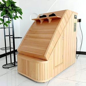 1-2 Personen Haushalt Massivholz Saunaraum Familie Hemlock 2L/4L Ferninfrarot - Ferninfrarot