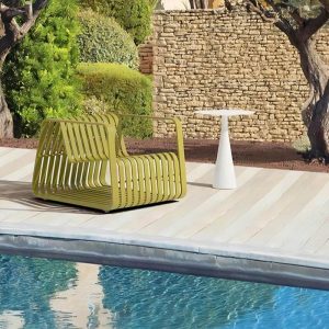 Minimalistische UV-beständige graue Outdoor-Sofagruppe aus Legierung mit Loveseat und 1 Tisch, 4-teiliges Set, Grau, 4-teiliges Set (2 Stühle & 1 Loveseat & 1 Couchtisch)