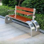 Moderner Picknicktisch mit feuchtigkeitsbeständigem Ingenieurholz, 79"L x 16"B x 18"H, dunkelbraun