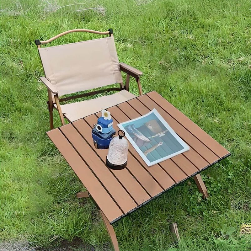 2-teiliges Stoff Outdoor-Bistro-Set, rostbeständig, 24"L x 24"B x 18"H, Tisch & Stuhl(e)
