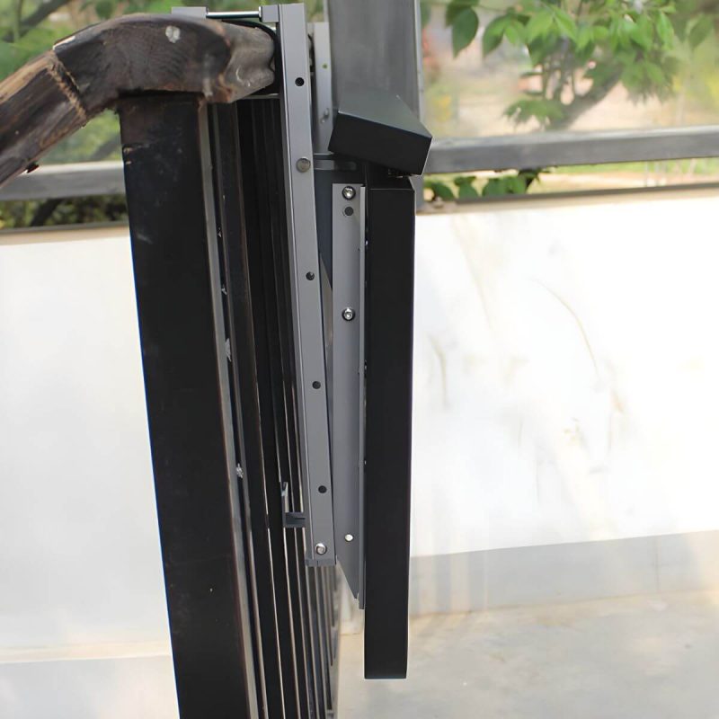 Einfarbiger moderner Aluminium-Falt-Tisch rechteckig kratzfest für den Außenbereich - Nur Tisch 39"L x 16"B x 4"H Weiß