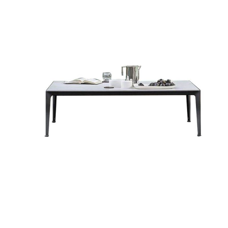 Modisches UV-beständiges Patio Sofa Sitzgruppe mit weißem Stein 1 Tisch, 1 Stück, Couchtisch, Nicht verfügbar