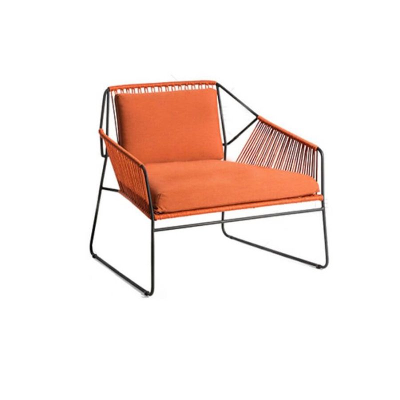 Wasserfeste schwarze Legierungsloveseat für 2 Personen mit Kissen und trendigem Kissen, Loveseat