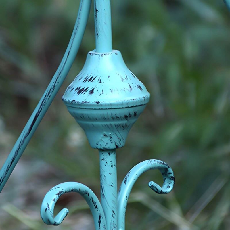 Moderner grüner wasserdichter WeCourtyard Tisch Eisen Rechteck Outdoor Tisch - Nur Tisch
