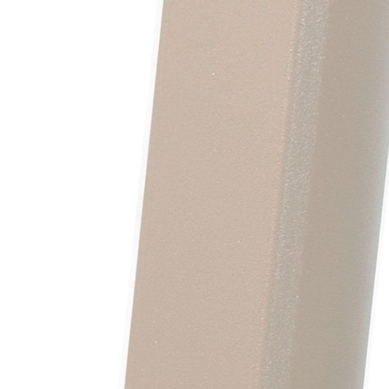 Modischer Messing Aluminium Metall Garten Armlehnenstuhl, stapelbar, 2 Stühle Set, 2-teiliges Set, 21"L x 26"B x 36"H