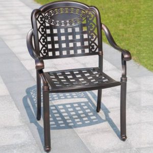 9-teiliges Set Outdoor-Essset aus Legierung mit flammhemmendem Mitternachtsschwarz-Tisch und -Stühlen, einfacher Stil, 79"L x 35"B x 29"H, Tisch & 8 Stühle