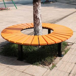 Casual Unfinished Color Engineered Wood Baumbank, feuchtigkeitsbeständig, 59"L x 30"B x 17"H