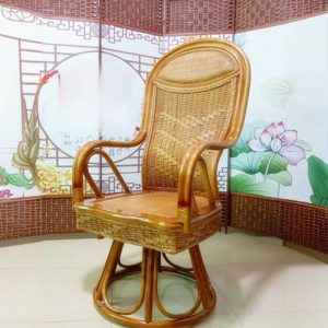 Minimalistischer unfertiger Farb-Rattan-Patio-Armlehnstuhl mit 1 Stuhl, Stuhl(e)
