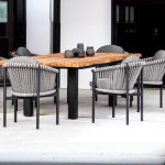Moderner wasserfester Metallsofa für 1 Person mit schwarzem Rahmen, Kissen und 1 Stück, 1-Sitzer Sofa