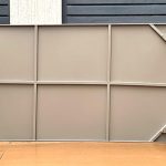 Gepolsterter Outdoor-Esstisch, rostbeständig, rechteckig, 47"L x 28"B x 28"H, Tisch & 6 Stühle