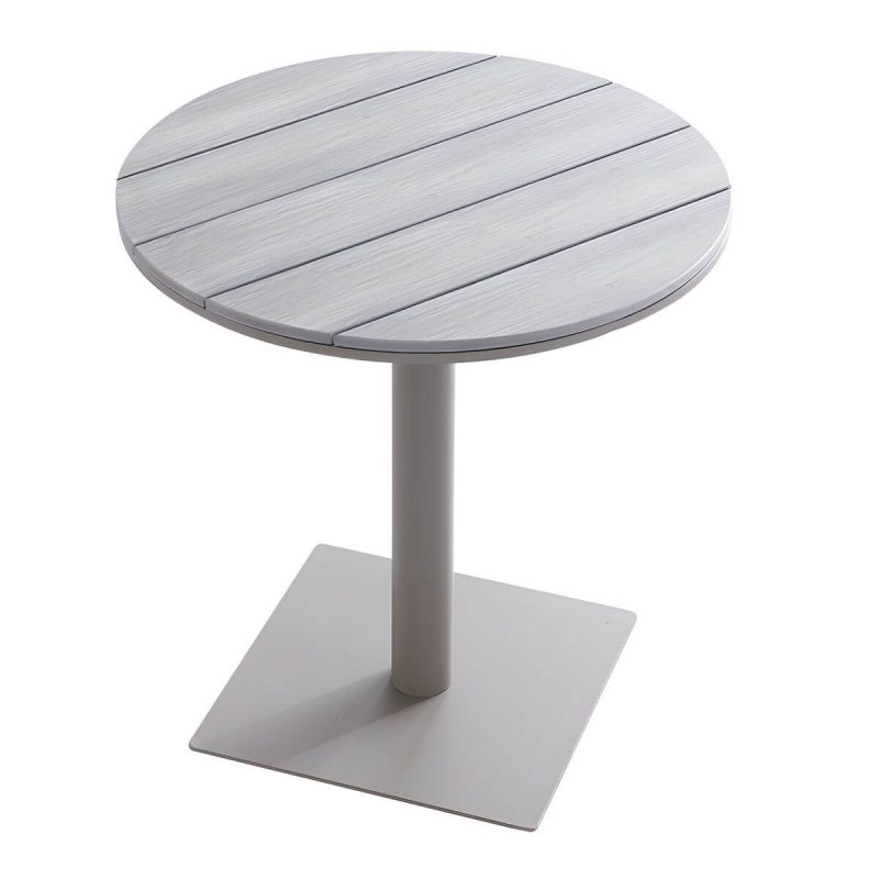 Moderner Stil Patio Tisch Outdoor Wasserbeständiger Patio Tisch - Nur Tisch 27.6"L x 27.6"B x 29.5"H