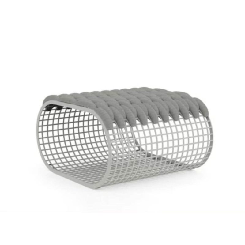 Antik 1-teiliges Kreidemetal symmetrisches Patio-Sofa-Garnitur-Set wasserbeständig mit Stuhl, 1-Sitzer Sofa