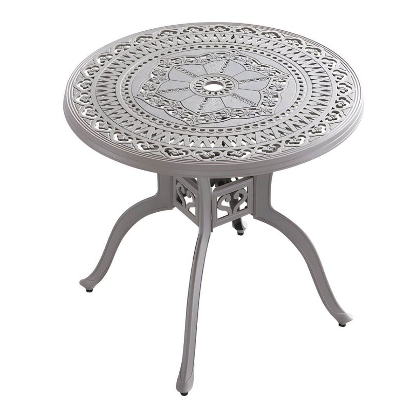 Moderner Stil Patio Tisch Outdoor Wasserbeständiger Patio Tisch - Nur Tisch 31.5"L x 31.5"B x 28.3"H