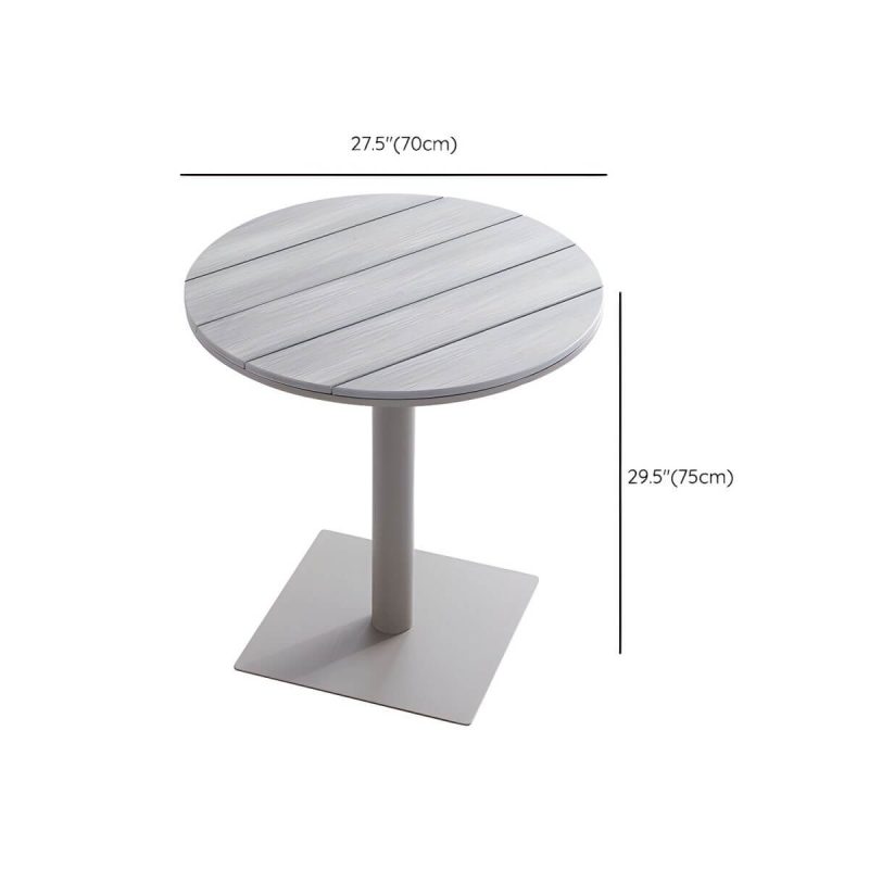 Dimension of Modern Style Patio Table Outdoor Water Resistant Patio Table - Table Only 27.6"L x 27.6"W x 29.5"H