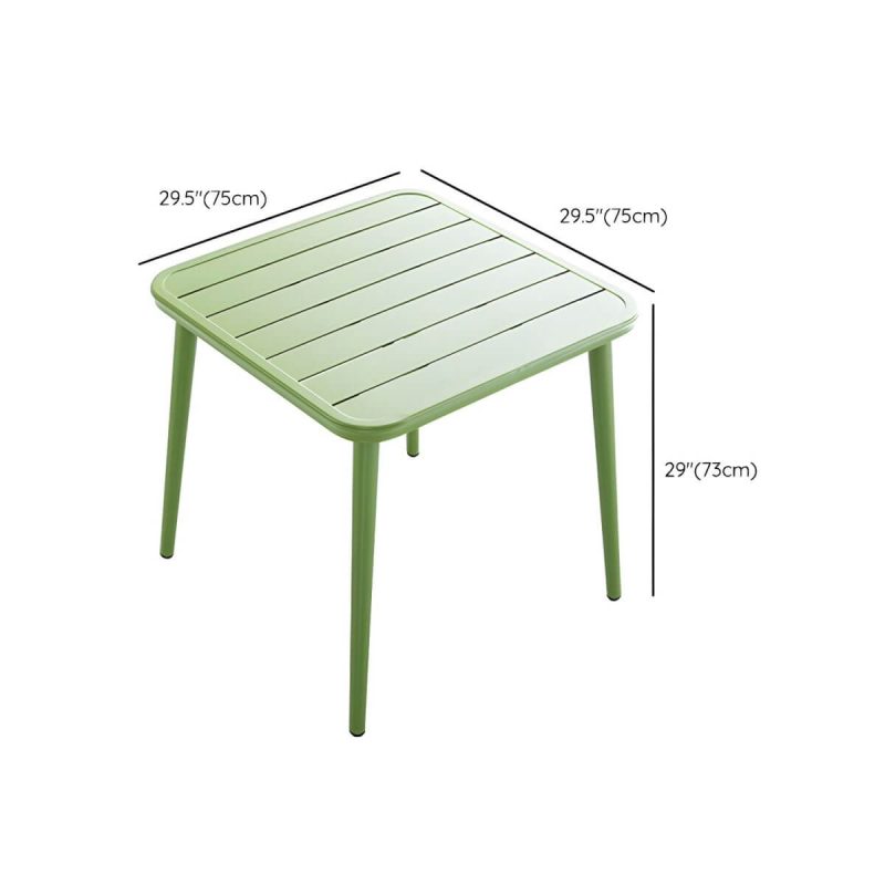 Dimension of Modern Style Patio Table Outdoor Water Resistant Patio Table - Table Only 30"L x 30"W x 29"H