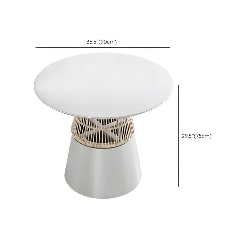 Dimension of Modern Style Patio Table Outdoor Water Resistant Patio Table - Table Only 35.4"L x 35.4"W x 29.5"H