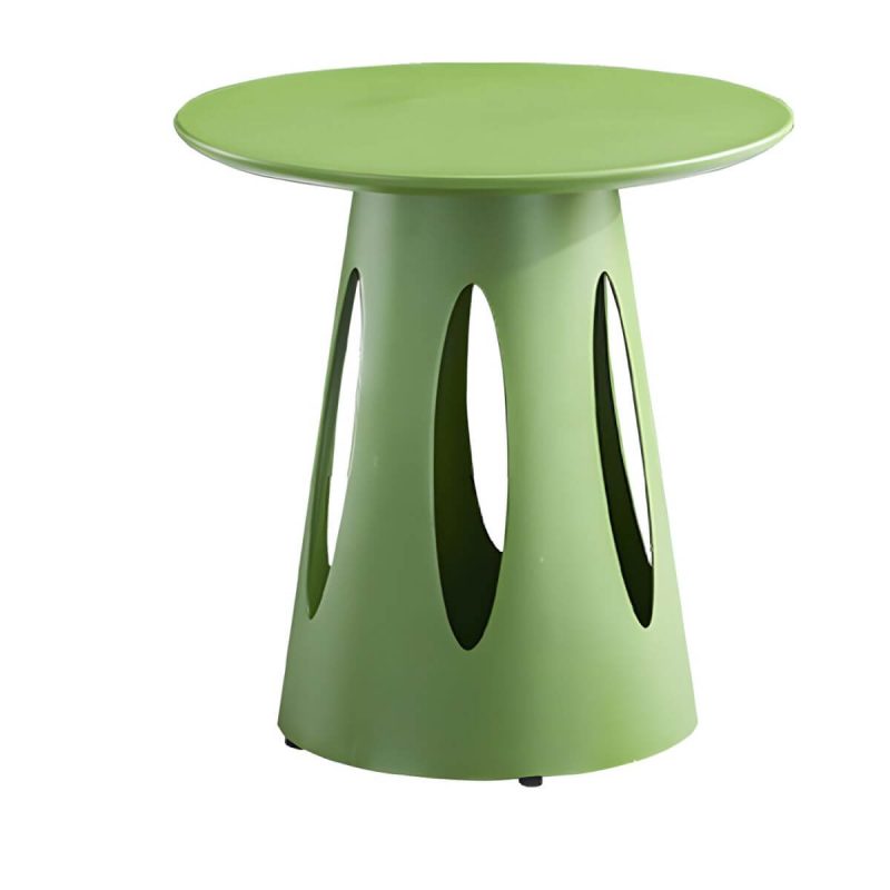 Moderner Stil Patio Tisch Outdoor Wasserbeständiger Patio Tisch - Nur Tisch 20"L x 20"B x 19"H