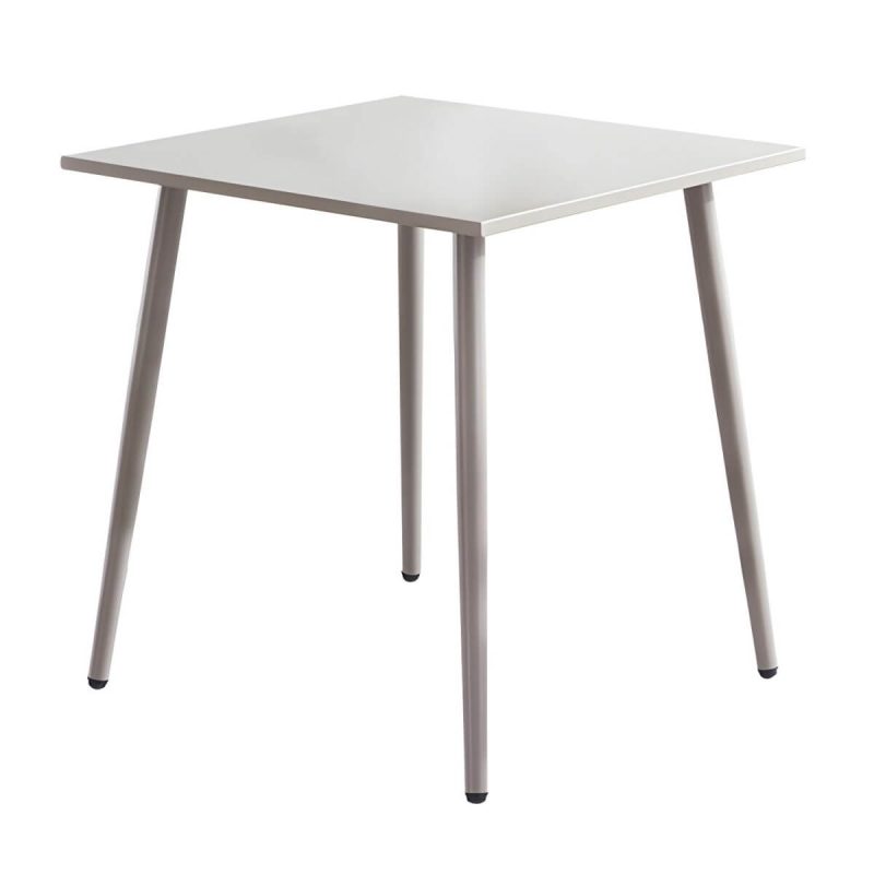 Moderner Stil Patio Tisch Outdoor Wasserbeständiger Patio Tisch - Nur Tisch 27.6"L x 27.6"B x 28.3"H
