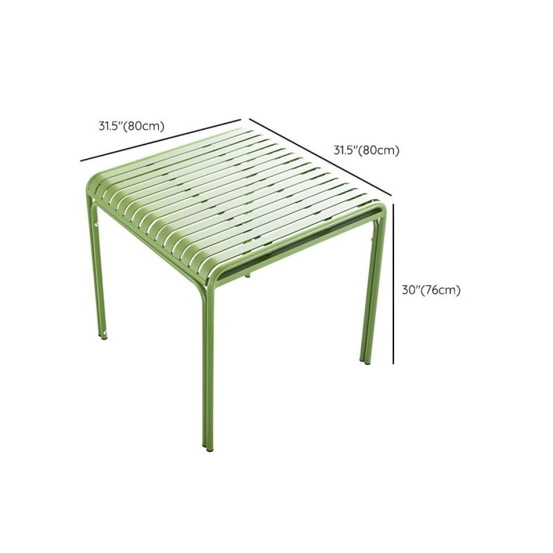 Dimension of Modern Style Patio Table Outdoor Water Resistant Patio Table - Table Only 31.4"L x 31.4"W x 29.9"H