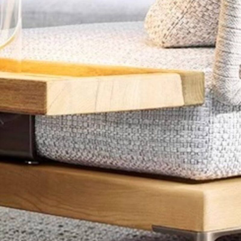 Patio Sofa Sitzgruppe, 2-teiliges Set, Grauer Tisch, Textilbezug, 3-teiliges Set (2 Stühle & 1 Couchtisch)