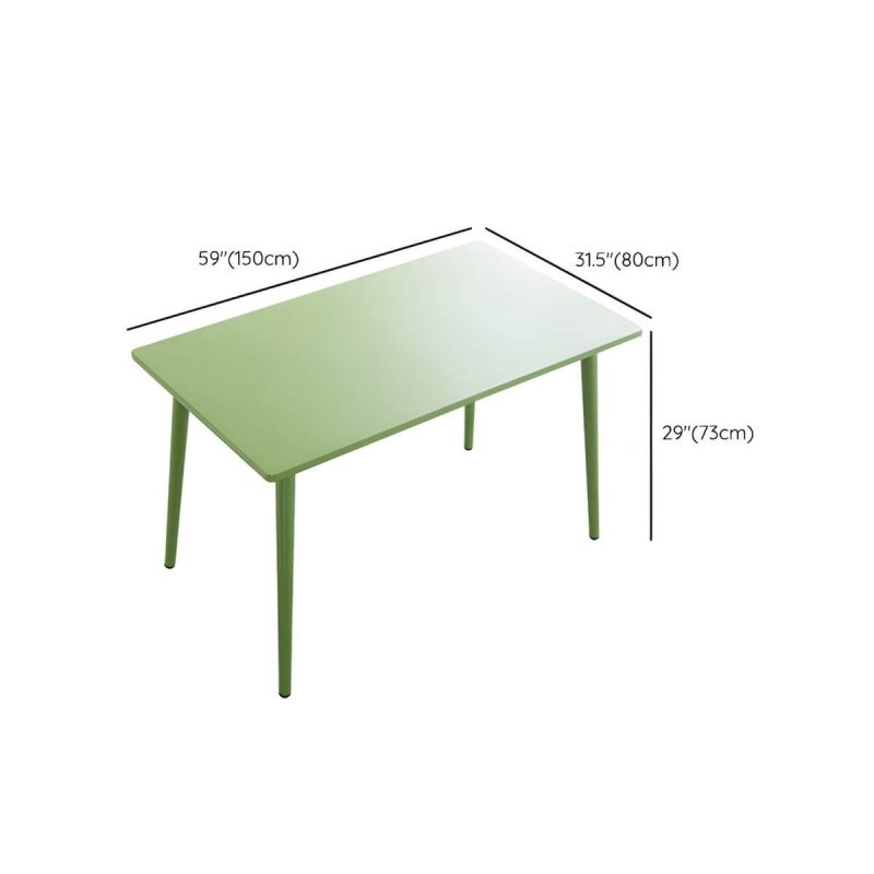 Dimension of Modern Style Patio Table Outdoor Water Resistant Patio Table - Table Only 59.1"L x 31.5"W x 28.7"H