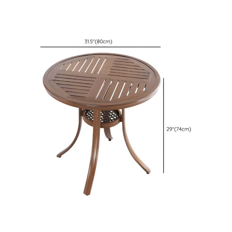 Dimension of Modern Style Patio Table Outdoor Water Resistant Patio Table - Table Only 31.5"L x 31.5"W x 29.1"H