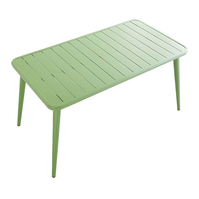 Moderner Stil Patio Tisch Outdoor Wasserbeständiger Patio Tisch - Nur Tisch 47"L x 31"B x 29"H