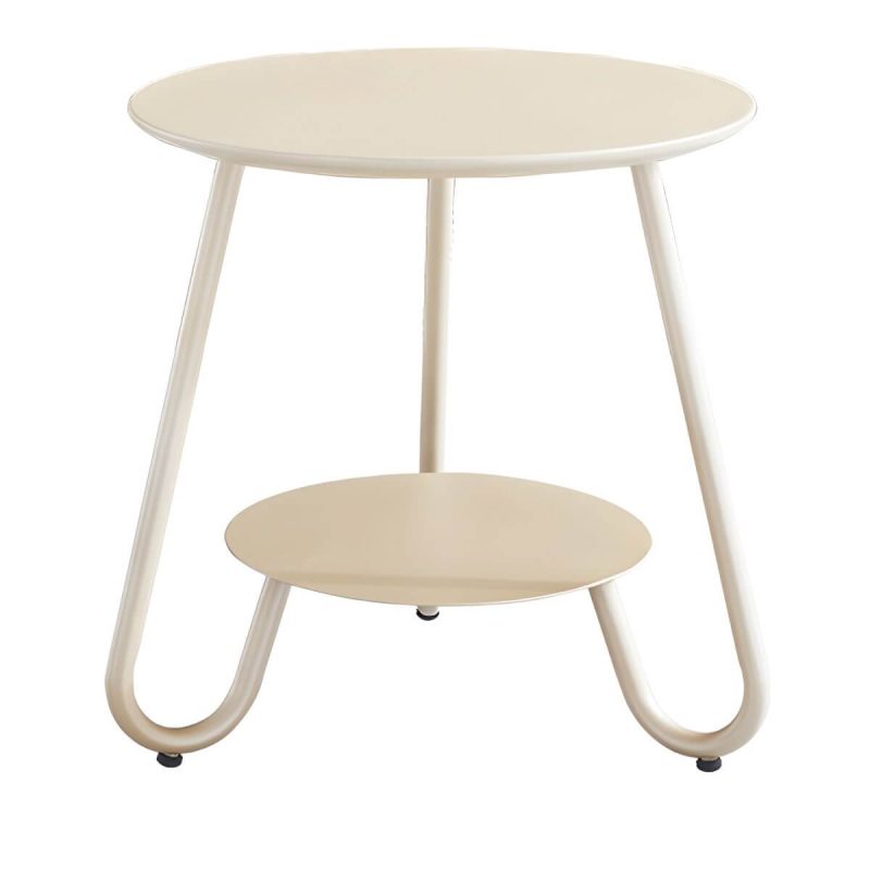 Moderner Stil Patio Tisch Outdoor Wasserbeständiger Patio Tisch - Nur Tisch 20"L x 20"B x 22"H