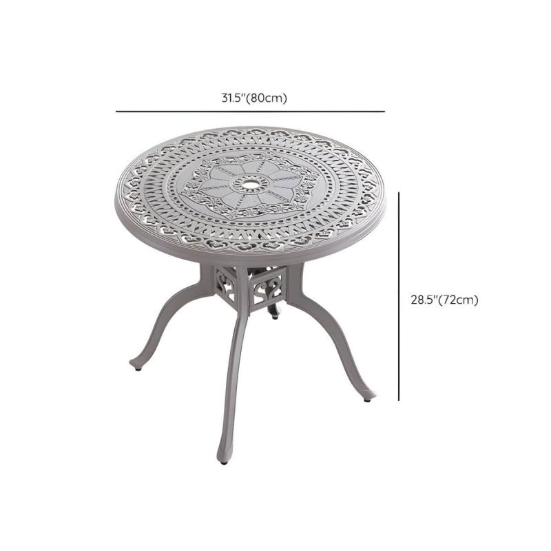 Dimension of Modern Style Patio Table Outdoor Water Resistant Patio Table - Table Only 31.5"L x 31.5"W x 28.3"H