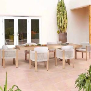 Sandfarben Teak wasserdichter Loveseat für 2, Trendig 1 Stück, Loveseat