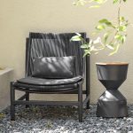 Lumber Outdoor Sofa Sitzgruppe mit Sepia 2 Tischen und Braunem 100% Baumwolle Loveseat, 4-teiliges Set, 4-teiliges Set (Loveseat & 3-Sitzer Sofa & 2 Couchtische)
