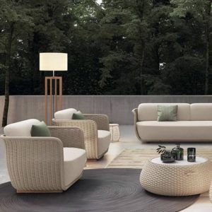 Cord-Rahmen hellgraues Loveseat für 2 - Modern mit Kissen UV-beständig und Polster, 55"L x 31.5"B x 27.5"H