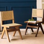 Trendy Lumber Outdoor Seitenstuhl mit 1 Stuhl, Walnuss, 19"L x 20"B x 32"H