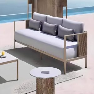 Modulare Design-Sektionalsofa Doppelsitzsofa für 2 Personen mit gepolstertem Sitz, linker Armlehne Doppelsitz
