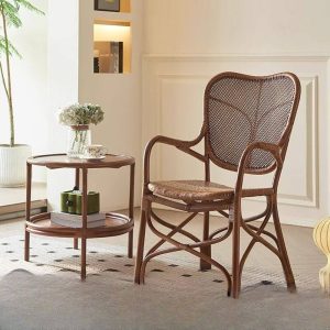 Victorian Sepia Willow Sonnenbeständiger Patio Armstuhl, 1 Stuhl, Braun