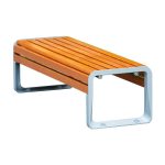 Moderne schwarze Holz-Patio-Bank mit Rückenlehne, Kaffee, 71"L x 22"B x 31"H