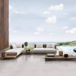 Braune Rattangeflochtene wasserdichte Outdoor-Sofa mit Massivholzrahmen - 10-teiliges Set(5 Stühle&2 Ottomane&2 Couchtische(Lang&Quadrat)&Beistelltisch)